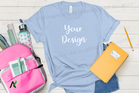 Back to School Bell Canvas Mockup - 006