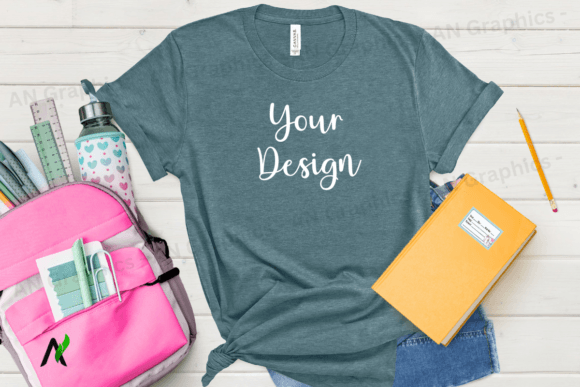 Back to School Bell Canvas Mockup - 037