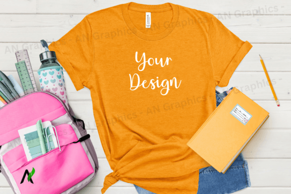 Back to School Bell Canvas Mockup - 047: A Powerful Tool for Designers