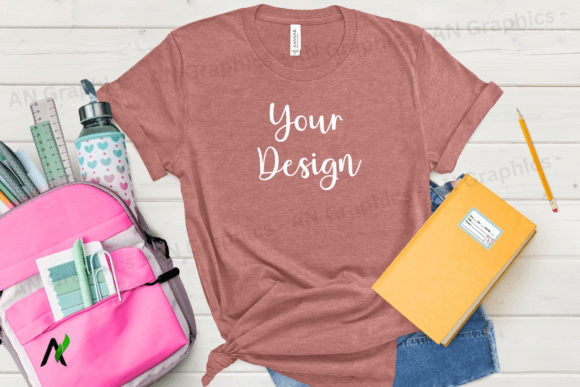 Back to School Bell Canvas Mockup - 049: A Powerful Tool for Designers