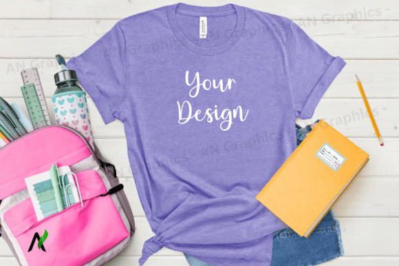 Back to School Bell Canvas Mockup - 050: A Versatile Tool for Designers