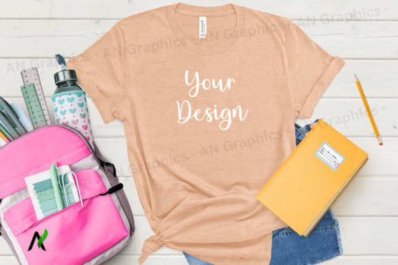 Back to School Bell Canvas Mockup - 057: A Versatile Tool for Designers