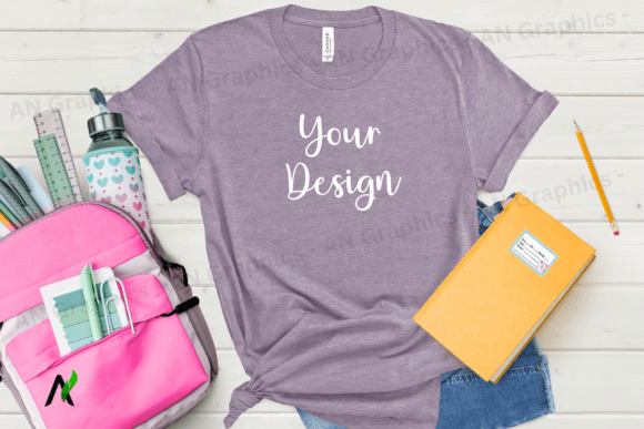 Back to School Bell Canvas Mockup - 064