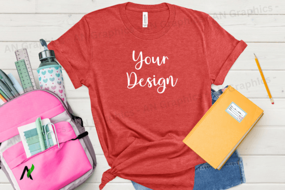 Back to School Bell Canvas Mockup - 066: A Versatile Tool for Designers