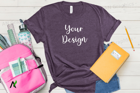 Back to School Bell Canvas Mockup - 075: A Powerful Tool for Designers and Merchants
