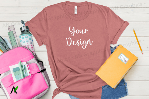 Back to School Bell Canvas Mockup - 085: A Practical Tool for Designers and Creators