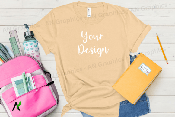 Back to School Bell Canvas Mockup - 098