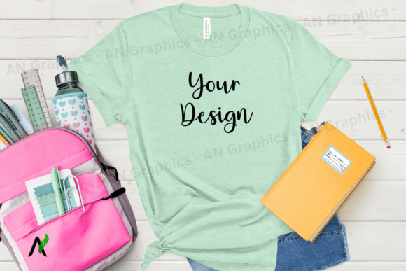 Back to School Bell Canvas Mockup: A Creative Tool for Designers