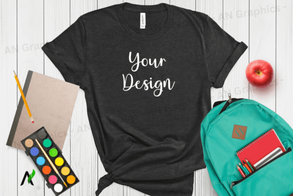 Back to School Bella Canvas Mockup - 015
