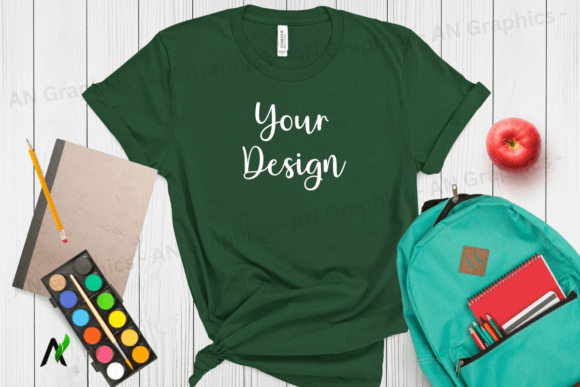 Back to School Bella Canvas Mockup - 020