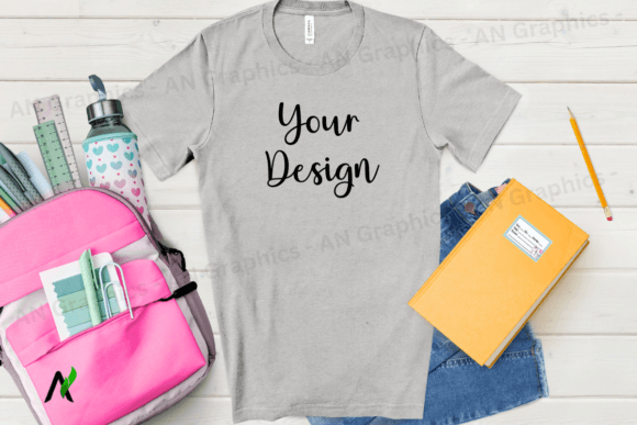 Back to School Bella Canvas Mockup 034