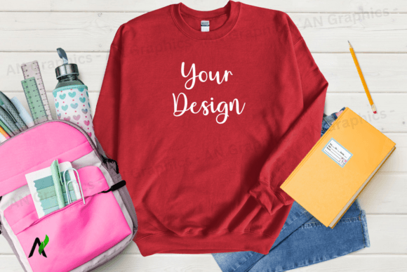 Back to School Gildan 18000 Mockup - 009: A Versatile Tool for Designers and Creators