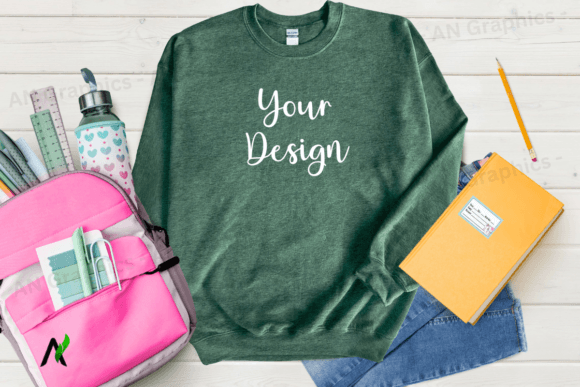 Back to School Gildan 18000 Mockup - 015: A Versatile Tool for Designers and Creators