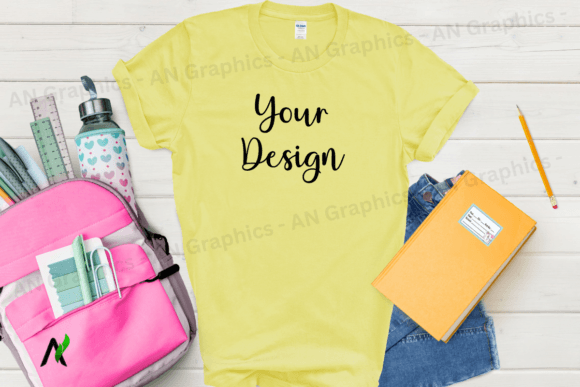Back to School Gildan 64000 Mockup - 012