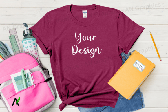 Back to School Gildan 64000 Mockup - 022