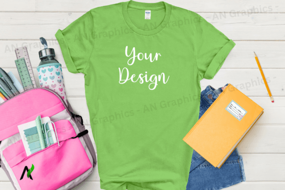 Back to School Gildan 64000 Mockup - 046