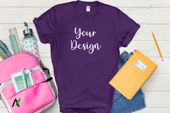 Back to School Gildan 64000 Mockup - 056