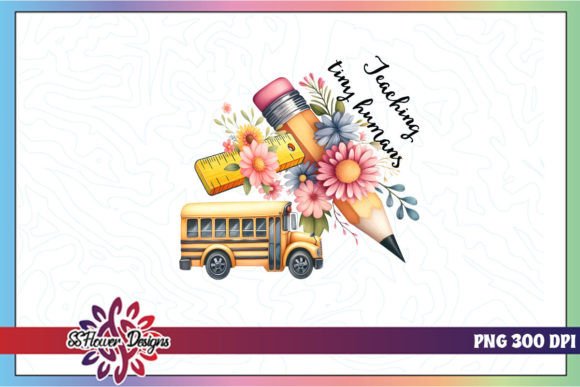Back to School Teaching Tiny Humans PNG: A Versatile Design Resource