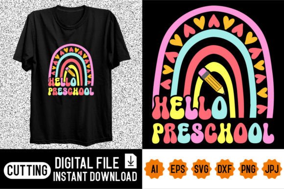 Hello Pre-school Back to School Shirt