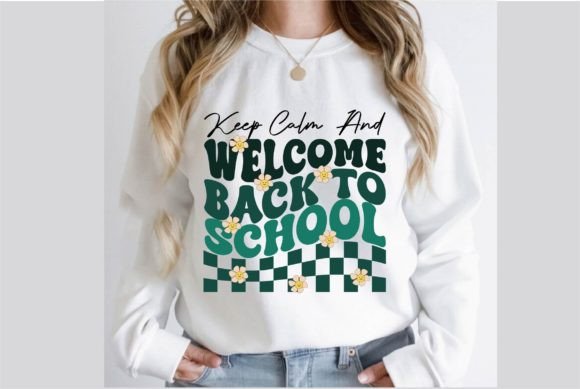 Keep Calm Welcome Back to School PNG: A Creative Asset for Modern Designers
